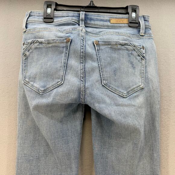 Buckle Black Jeans Women's 24 (0) Light Blue Moto Ankle Skinny Preppy Grunge - Picture 4 of 14